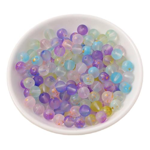 Lampwork Beads, Round, DIY, more colors for choice, 8mm, 100PCs/Bag, Sold By Bag