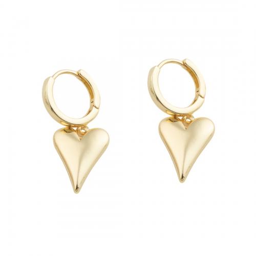 Brass Leverback Earring, Heart, high quality plated, fashion jewelry & for woman, more colors for choice, nickel, lead & cadmium free, 31x14.50x13mm, Sold By Pair