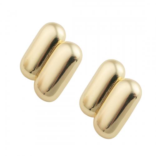 Brass Stud Earring, high quality plated, fashion jewelry & for woman, more colors for choice, nickel, lead & cadmium free, 25x21x16.50mm, Sold By Pair