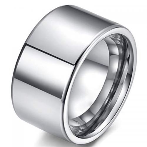 Tungsten Čelik Prsten za muškarce, Tungsten čelika, modni nakit & za čovjeka, više boja za izbor, width 12mm, thickness 2.4mm, Prodano By PC