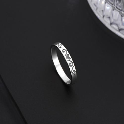 Titan Edelstahl Ringe, Titanstahl, Kreisring, plattiert, Modeschmuck & verschiedene Größen vorhanden, keine, verkauft von PC