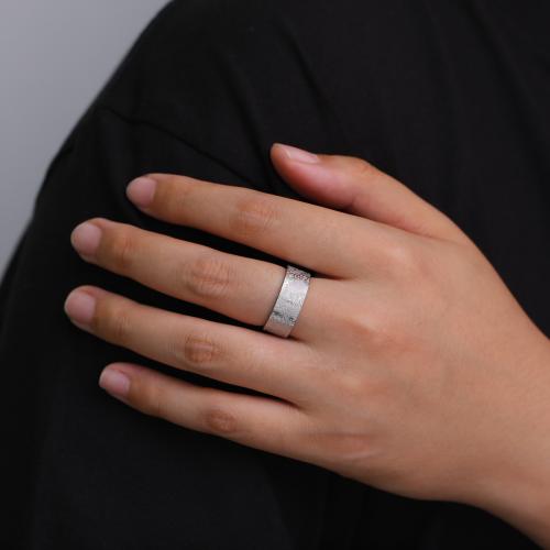 Titanium Steel Finger Ring, Donut, plated, fashion jewelry & different size for choice, more colors for choice, Sold By PC