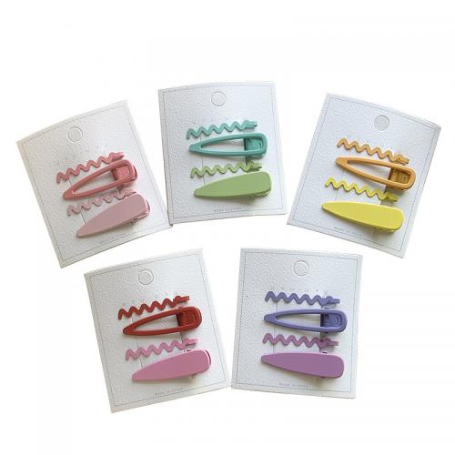 Alligator Hair Clip Zinc Alloy stoving varnish Girl & matte & frosted nickel lead & cadmium free Approx Sold By Lot