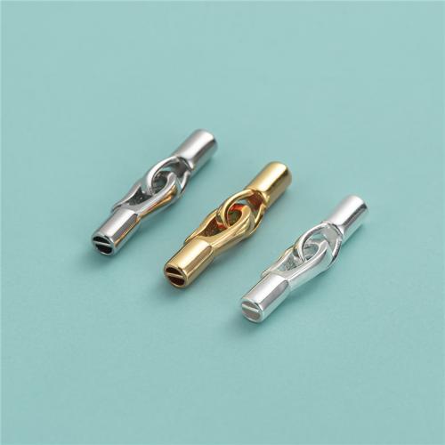 Bracelet en argent sterling, Argent sterling 925, Placage, DIY, plus de couleurs à choisir, 22.50x3.50mm, Trou:Environ 1mm, Vendu par PC