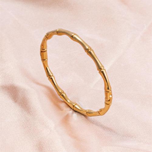 Stainless Steel Bangle 304 Stainless Steel Vacuum Ion Plating fashion jewelry & Unisex 5mm Inner Approx 55mm Sold By PC