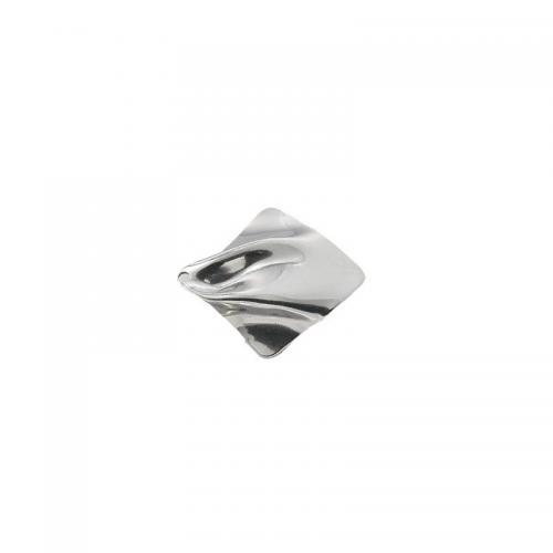 Stainless Steel Pendants 304 Stainless Steel Rhombus DIY & machine polishing original color nickel lead & cadmium free Sold By PC