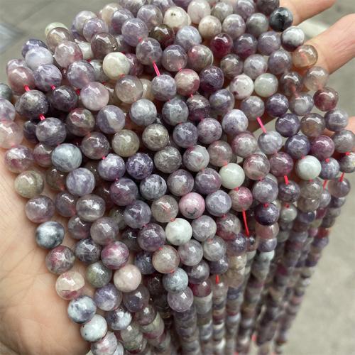 Perles bijoux en pierres gemmes, tourmaline, Rond, DIY & normes différentes pour le choix, couleurs mélangées, Vendu par brin