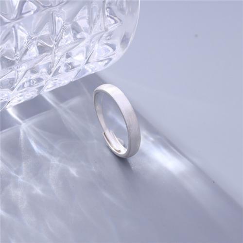 925 Sterling Silver Finger Rings fashion jewelry & Unisex & brushed nickel lead & cadmium free Sold By PC