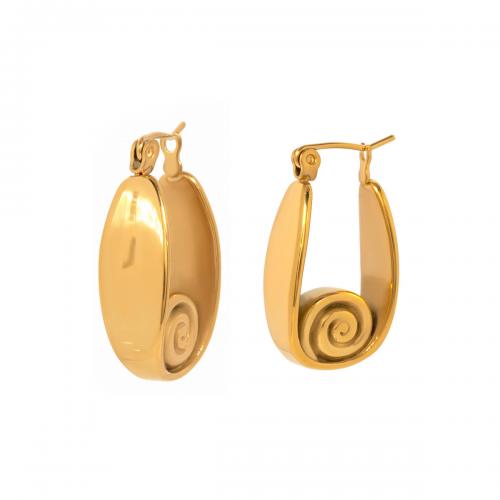 Acier inoxydable 304 boucle d'oreille leverback, Plaqué or 18K, bijoux de mode & pour femme, doré, Vendu par paire