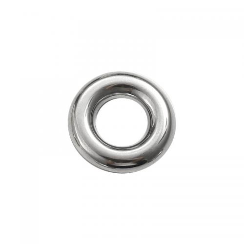 Stainless Steel Ring σύνδεση, 304 από ανοξείδωτο χάλυβα, Λουκουμάς, DIY & μηχανή γυαλίσματος, αρχικό χρώμα, νικέλιο, μόλυβδο και κάδμιο ελεύθεροι, 15.40x15.40x4mm, Sold Με PC