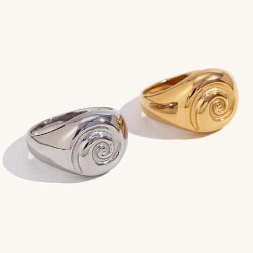 Палец кольцо из нержавеющей стали, Нержавеющая сталь 316, ювелирные изделия моды & разный размер для выбора & Женский, Много цветов для выбора, продается PC