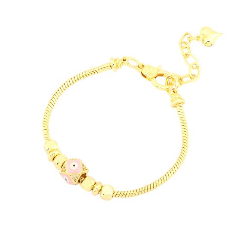Brass Bracelet & Bangle fashion jewelry & for woman & enamel nickel lead & cadmium free Length Approx 16-22 cm Sold By PC