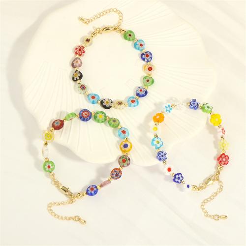 Bracelets résine, avec laiton, bijoux de mode & styles différents pour le choix & pour femme, Longueur:Environ 16-22 cm, Vendu par PC