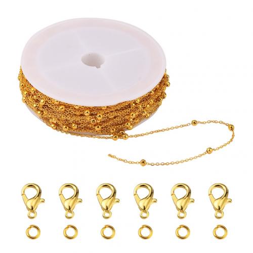 DIY Jewelry Supplies Brass with Iron & Zinc Alloy plated with clasp nickel lead & cadmium free Sold By Set