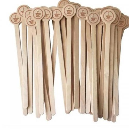 Wood Stirring Rod, durable, Total length 10cm, circular diameter 1cm,3mm wide, 1mm thick, Sold By PC