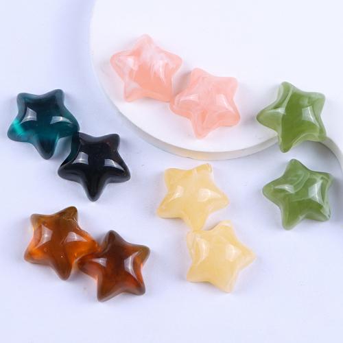 Mobile Phone DIY Decoration Resin Star epoxy gel 18mm Approx Sold By Bag