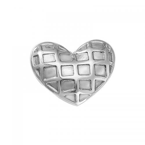 Stainless Steel Heart Pendants 304 Stainless Steel DIY & machine polishing & hollow nickel lead & cadmium free Sold By PC