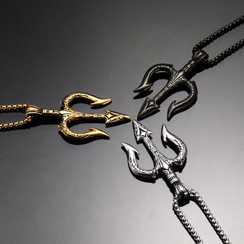 Titanstahl Halskette, Modeschmuck & für den Menschen, keine, Länge:ca. 60 cm, verkauft von PC