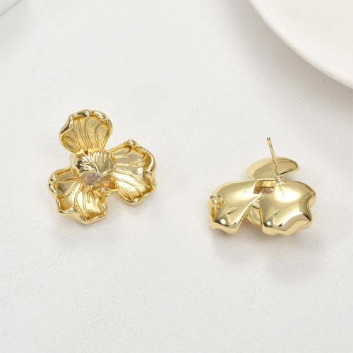 Brass Jewelry Pendants Flower plated DIY nickel lead & cadmium free Sold By PC