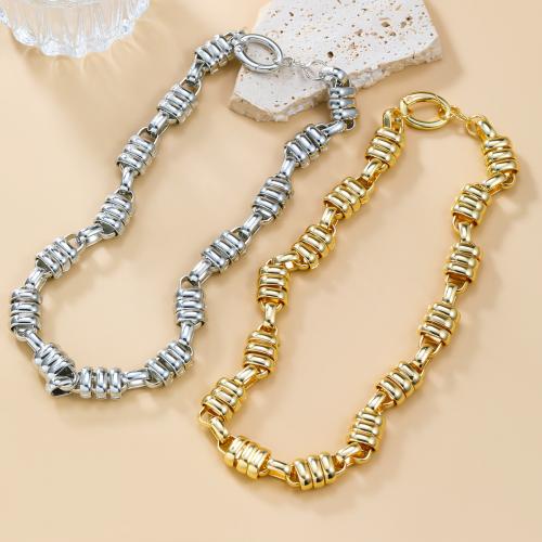 Zinklegierung Schmuck Halskette, plattiert, Modeschmuck & für Frau, keine, frei von Nickel, Blei & Kadmium, Länge:ca. 40 cm, verkauft von PC