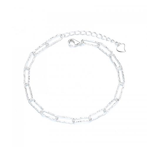 925 Sterling Silver Bangle Bracelet, with 4CM extender chain, plated, for woman, more colors for choice, Length:Approx 16 cm, Sold By PC