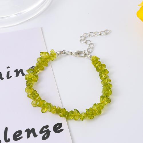 Gemstone Bracelets, fashion jewelry & for woman, more colors for choice, Length:Approx 23.5 cm, Sold By PC
