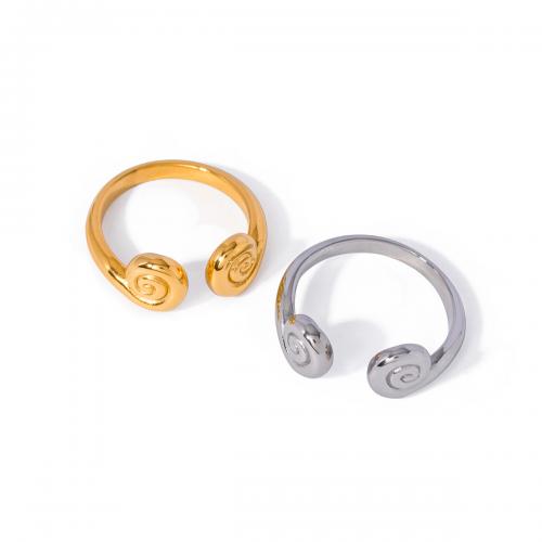 Edelstahl Ringe, 304 Edelstahl, Modeschmuck & für Frau, keine, inner diameter 17.1mm, verkauft von PC