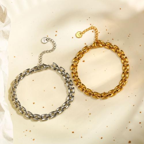 Titanium stål armbånd, mode smykker & for kvinde, flere farver til valg, Længde Ca. 20 cm, Solgt af PC
