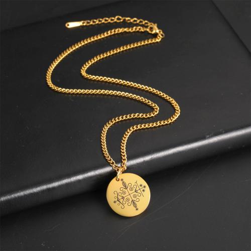 Stainless Steel Jewelry Necklace 304 Stainless Steel Vacuum Ion Plating fashion jewelry & Unisex Sold Per Approx 60 cm Strand