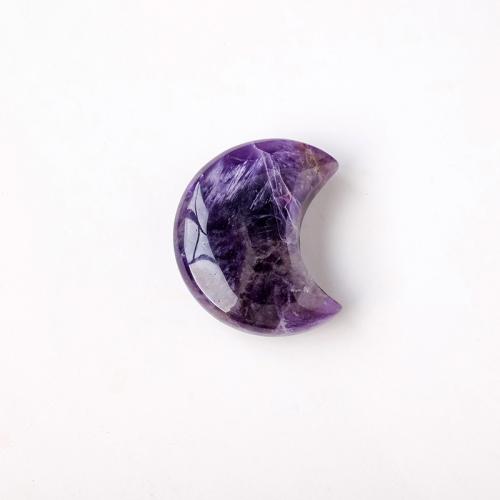 Amethyst Decoration, Moon, different size for choice, Sold By PC