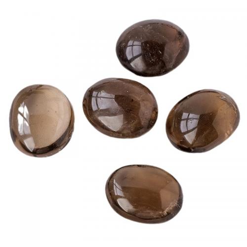 Smoky Quartz Decoration, Oval, different size for choice, Sold By PC