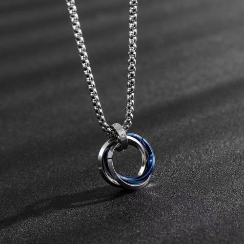 Stainless Steel Jewelry Necklace 304 Stainless Steel fashion jewelry & Unisex Length Approx 45 cm Sold By PC