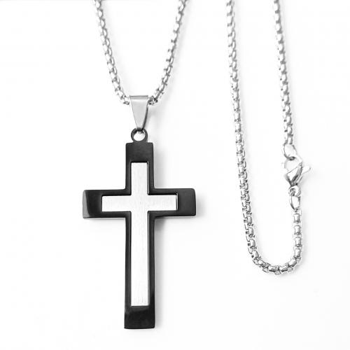 Titanium Steel Pendants Cross polished fashion jewelry & for man Sold By PC