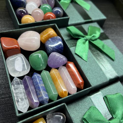 pierre gemme décoration, bijoux de mode & modèles différents pour le choix, plus de couleurs à choisir, 70x90mm, Vendu par boîte