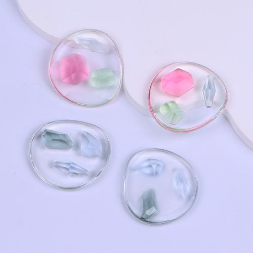 Mobile Phone DIY Decoration, Resin, epoxy gel, more colors for choice, 33x31x8mm, Approx 10PCs/Bag, Sold By Bag