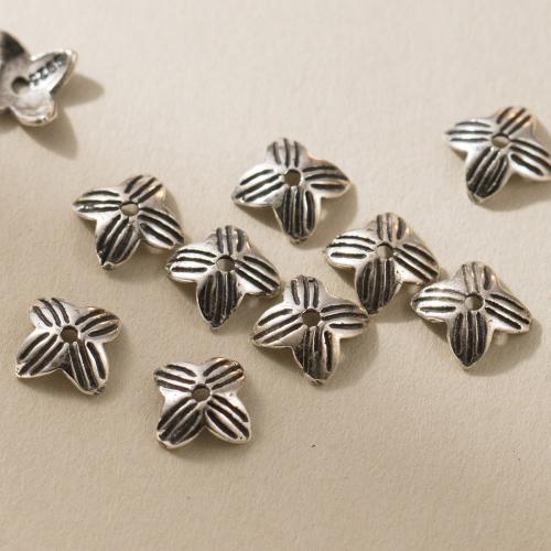 925 Sterling Silver Bead Cap Antique finish DIY original color 7mm Approx 1.2mm Sold By PC