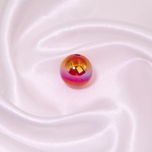 Perline in acrilico placcate, Cerchio, placcato UV, DIY, nessuno, 16mm, Appross. 10PC/borsa, Venduto da borsa