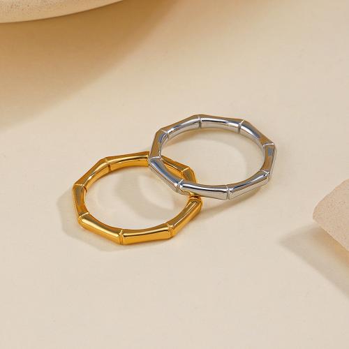 Stainless Steel Finger Ring, 304 Stainless Steel, Vacuum Ion Plating, fashion jewelry & for woman, more colors for choice, Sold By PC