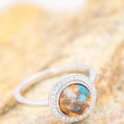 Zinc Alloy Finger Ring with Gemstone Chips plated three pieces & for woman & enamel & with rhinestone mixed colors nickel lead & cadmium free Sold By PC