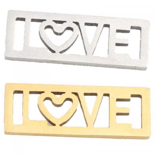 Stainless Steel Pendants, 304 Stainless Steel, Rectangle, plated, DIY, more colors for choice, 19.90x7.50x0.90mm, Sold By PC