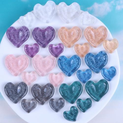 Mobile Phone DIY Decoration Resin Heart & epoxy gel Approx Sold By Bag