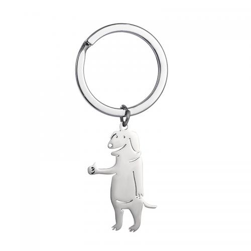 304 Stainless Steel Key Clasp Cartoon Unisex & hollow original color Sold By PC