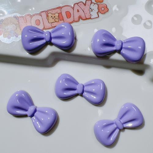Hair Accessories DIY Findings, Plastic, Bowknot, multifunctional, more colors for choice, 26x13mm, Approx 10PCs/Bag, Sold By Bag