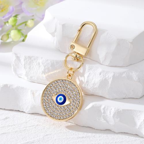 Tibetan Style Key Clasp, plated, Unisex & different styles for choice & enamel & with rhinestone, more colors for choice, nickel, lead & cadmium free, Sold By PC