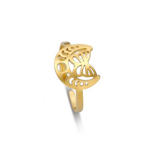 Ring Finger Titantium stali, Powlekane, biżuteria moda & dla kobiety & pusty, dostępnych więcej kolorów, sprzedane przez PC