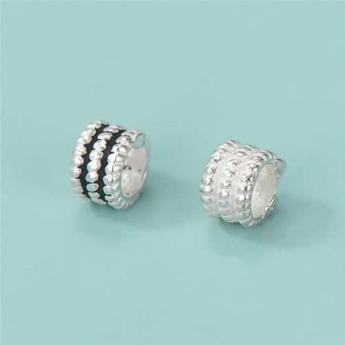 Perles en argent sterling 925, Seau, DIY, plus de couleurs à choisir, 4.70x3.40mm, Trou:Environ 3mm, Vendu par PC