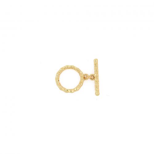 Brass Toggle Clasp, 18K gold plated, fashion jewelry & DIY, nickel, lead & cadmium free, loop:15*18*2mm,bar:20*5*2mm, Sold By PC
