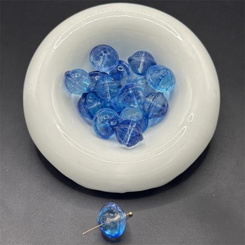 Plated Lampwork Beads DIY 16mm Approx Sold By Bag