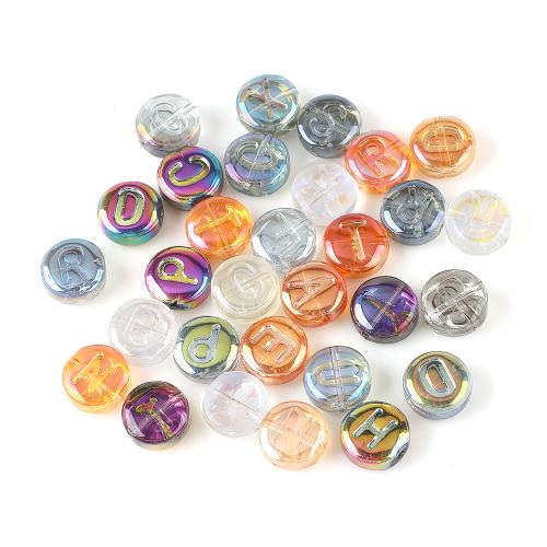 Plated Lampwork Beads mixed pattern & DIY mixed colors 10mm Approx Sold By Bag