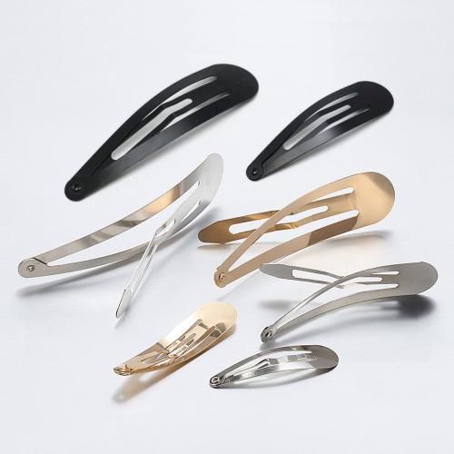 Hair Snap Clips Iron plated DIY nickel lead & cadmium free Sold By Bag